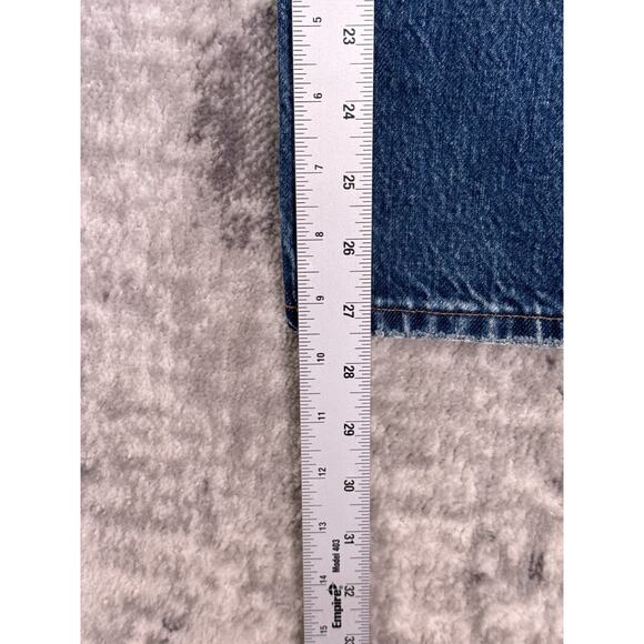 Madewell Super Wide Leg Jeans 24P Petite Womens Blue Wash Denim - Picture 5 of 9